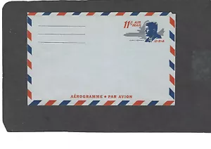 #UC38 11c JOHN F KENNEDY AEROGRAMME MINT ENTIRE ENVELOPE - Picture 1 of 1