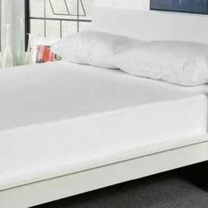 Luxury waterproof brushed cotton mattress protector, King-size, 150x200x32cms - Picture 1 of 6