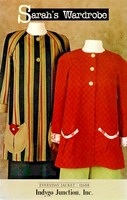 EVERYDAY JACKET by Indygo Essentials Women Pattern Size S - XXL Sarah's Wardrobe - Image 1 of 3