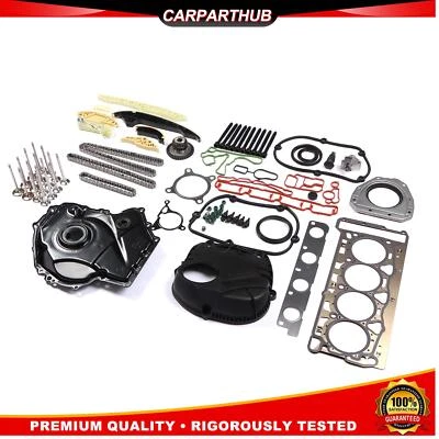 Kit de cadena de distribución y juego de juntas de culata para Audi A3 A4 A5 2008-2015 VW 2.0T Foto 1 de 4
