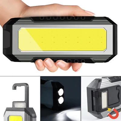 AUTOXBERT 4000mAh COB LED KFZ Arbeitsleuchte Akku Werkstattlampe Handlampe mit Magnet