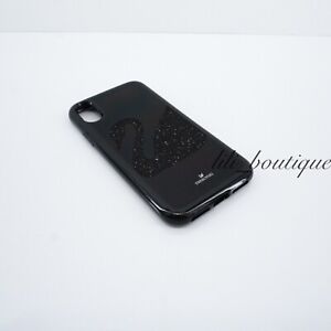Swarovski 5458420 Swan Fabric Crystal Smartphone Case Cover iPhone X/XS Black 75