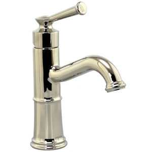 🆕 Moen 6402NL Belfield 1-Handle Hole/Centerset Bathroom Faucet w DRAIN - Nickel - Picture 1 of 19