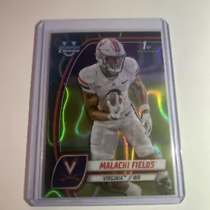 2024 Bowman Chrome U Malachi Fields Virginia Cavaliers #124 Lava - Picture 1 of 2