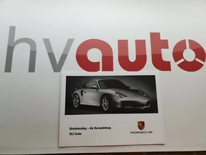 OEM Betriebsanleitung Kurzanleitung Direkteinstieg Handbuch Porsche 996 turbo - Bild 1 von 5