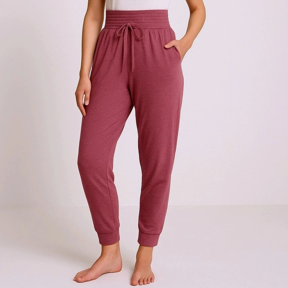 Pantalones de salón deportivos con cordón en la cintura cómodos suaves informales talla grande Foto 1 de 4