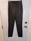 Womens Faux Leather Leggings Nwt Divided By H&m Size 10