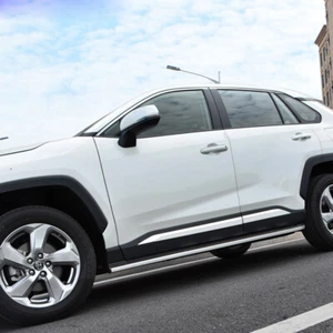 Chrome Outside Body Side Molding Line Cover Trim for Toyota RAV4 2019-2024 2025 - Picture 1 of 12