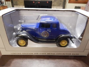 2003 12TH YEAR TIP UP TOWN BANK 1932 FORD COUPE- MICHIGAN DEER PATCHES - Picture 1 of 1