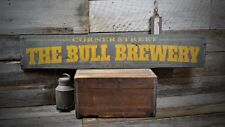 Custom Brewery Beer Sign - Rustic Hand Made Vintage Wooden Sign