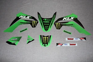KAWASAKI KLX 140 2019-24 MX GRAPHICS KIT DECALS STICKER KIT STICKERS BUBBLE FLO - Picture 1 of 7