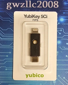 Yubico YubiKey 5Ci Two-Factor Authentication Security Key Android/PC/iPhone #A19 - Photo 1/2
