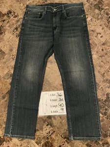 Levi's 505 Dark Wash Jeans Men's Size 36 X 30 excellent Pre-owned condition - Picture 1 of 6