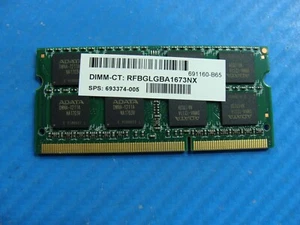 HP 15-bk177cl ADATA 8GB 2RX8 PC3L-12800S Memory RAM SO-DIMM AM1L16BC8R2-B1XS - Picture 1 of 2