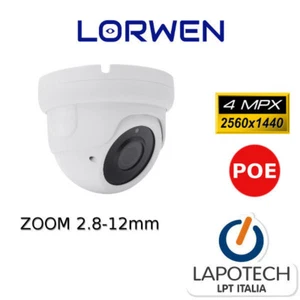 IP CAMERA DOME DL31GS4VP POE 4 MPX IPC ZOOM VARIABILE FOCUS 4MP 4MPX SMART - Foto 1 di 5