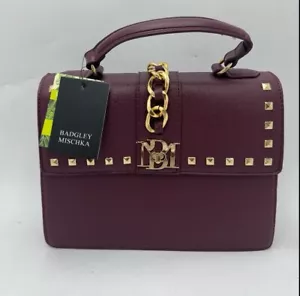 Badgley Mischka Crossbody Plum Color MSRP $ 149 - Picture 1 of 3
