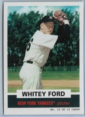 2021 Topps Throwback Thursday Whitey Ford 1961 Topps Bazooka #12 Yankees TBT - Image 1 of 2