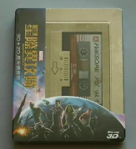 GUARDIANS OF THE GALAXY VOL. 1 - TAIWAN 3D+2D BLU-RAY STEELBOOK * NEW MARVEL 2 - Picture 1 of 7