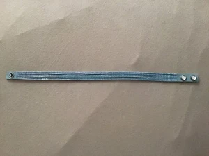 Swarovski Lederarmband Mit Steinchen Hellblau 40 CM - Bild 1 von 7
