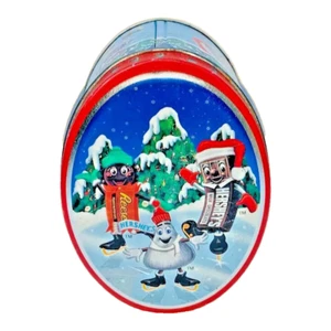 Hersey's Chocolate Kisses ovale Dose Eislaufen Weihnachten 1999 - Bild 1 von 9