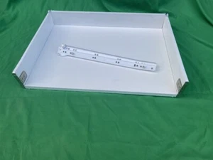 Soft close WHITE Kitchen 600mm BASE 90mm High drawer box FOR 15mm Cabinets - Picture 1 of 4