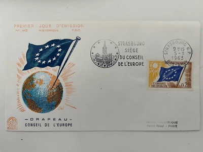 FDC Premier jour d'émission Y&T Timbre de Service 27 28 32 Conseil de l'europe 3 - Photo 1/4