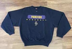 Vintage Nike Center Swoosh UWSP Baseball Sweatshirt - Picture 1 of 5