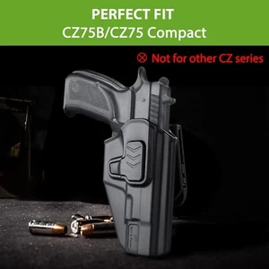 CZ 75B Holster,OWB Holster Compact with CZ 75B,Not for Other CZ Series,Open Carr - Picture 1 of 12