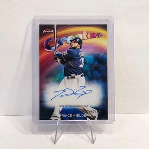 2025 Topps Finest Creators Auto Prince Fielder /99 Milwaukee Brewers - Picture 1 of 5