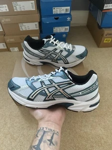 Asics Gel-1130 Blanco Restful Teal Reino Unido 10 EE. UU. 11 ✅ EN MANO 🚛 ENVÍO RÁPIDO - Imagen 1 de 5