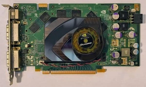 Vintage NVIDIA Quadro FX1500 256MB Professional Workstation GPU PCIe - Picture 1 of 3