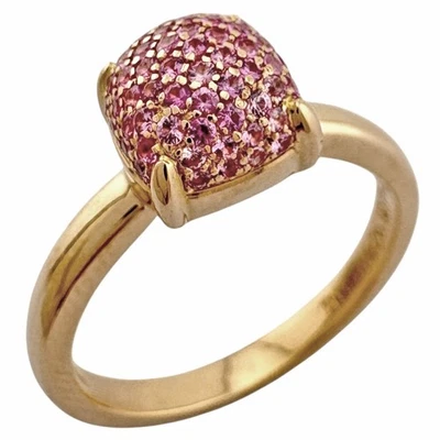 TIFFANY & Co. Sugar Stack Ring #6US 18K Pink Gold Sapphire Ladies - Image 1 of 4