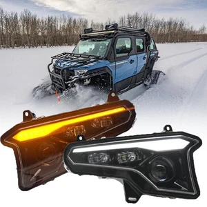 for Polaris XPEDITION XP/XP 5/ADV/ADV 5 2024-Up LED Headlight DRL w/Turn Signal - Picture 1 of 16