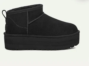 UGG Classic Ultra Mini Platform Women’s Black Boots!!(10) - Picture 1 of 7