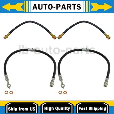 4x Manguera de freno Dorman línea delantera trasera para Mazda B2000 1986 2,0 L Foto 1 de 4