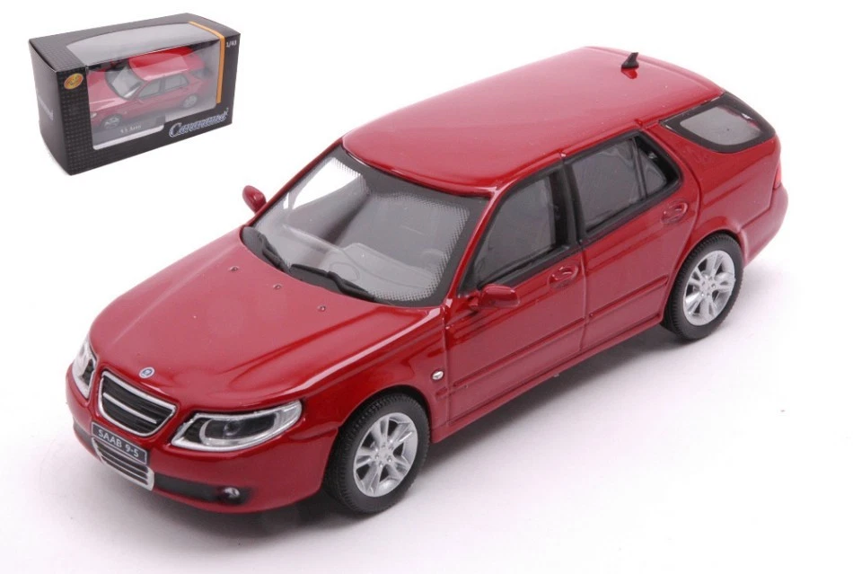 CARARAMA CA4-46680 SAAB 9.5 1998 COMBI METALLIC RED 1:43 Modellino - Immagine 1 di 1
