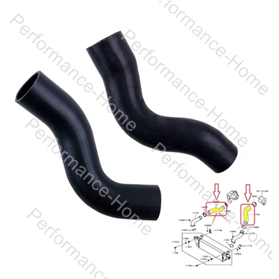 2 x Intercooler Hose for Mitsubishi Pajero Sport QF QE Triton MQ MR 2.4L - Image 1 of 4