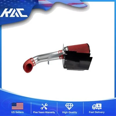 Cold Air Intake System + Heat Shield Red For Cadillac	Escalade	2002-2006 Foto 1 de 4