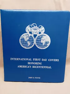 Álbum de portada del primer día de EE. UU. INTERNATIONAL AMERICA'S BICENTENNIAL - 96 portadas - 1975 - Imagen 1 de 6