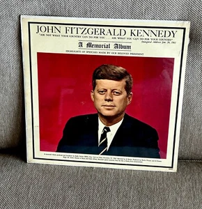 John Fitzgerald Kennedy Memorial Album JFK Record 1963 SEALED See Description - Picture 1 of 2