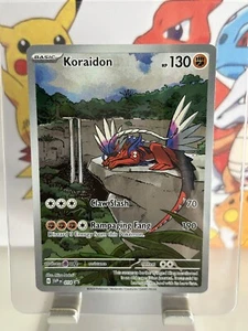 Tarjeta Pokémon Koraidon SVP014 Black Star Promo 2023 Escarlata y Violeta Arte Completo - Imagen 1 de 2