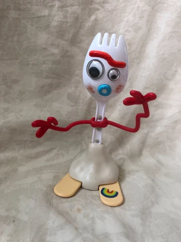 Thinkway Toys Disney Pixar Toy Story 4 Pullback Figure Forky 6" Action Cover