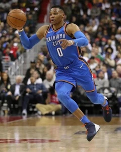 RUSSELL WESTBROOK 8X10 PHOTO OKLAHOMA CITY THUNDER BASKETBALL PICTURE NBA - Picture 1 of 1
