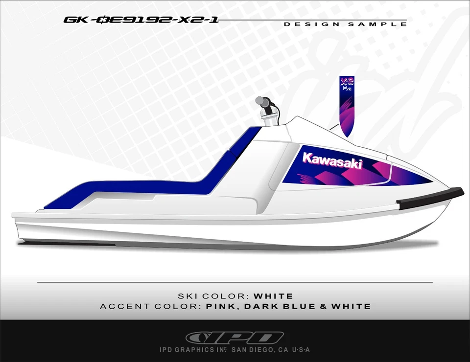 Kit gráfico réplica IPD Kawasaki Gen-1 X2 OE (diseño 1991-1992) Foto 1 de 1