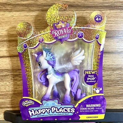 Shopkins Happy Places Royal Trends Gemicorn Lil' Shoppie Unicórnio Pônei Novo! - Imagem 1 de 2