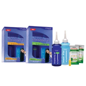 Lolane Set Kit Straight off Rebonding GEL Dry Damage Hair or Strong Normal 125ml - Picture 1 of 4