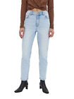Vero Moda Damen Jeans VMBRENDA GU3104 - Straight Fit - Blau - Light Blue Denim