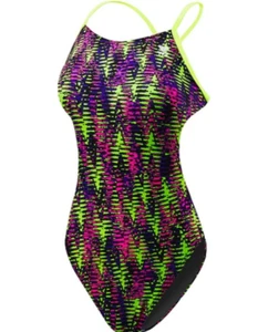 TYR Women's Waikiki Cutoutfit One Piece Swimsuit 2939 Size 28 - Picture 1 of 3