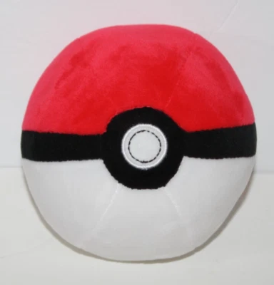 Pokemon Nintendo 5" Pokeball Poké Ball Red White Black Plush Plushie Soft Toy - Image 1 of 4