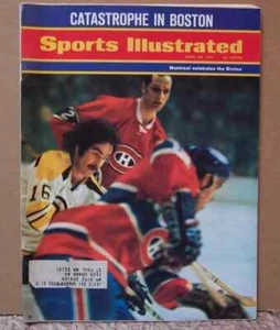 April 26, 1971 Montreal Canadiens and Boston Bruins Sports Illustrated - Picture 1 of 1